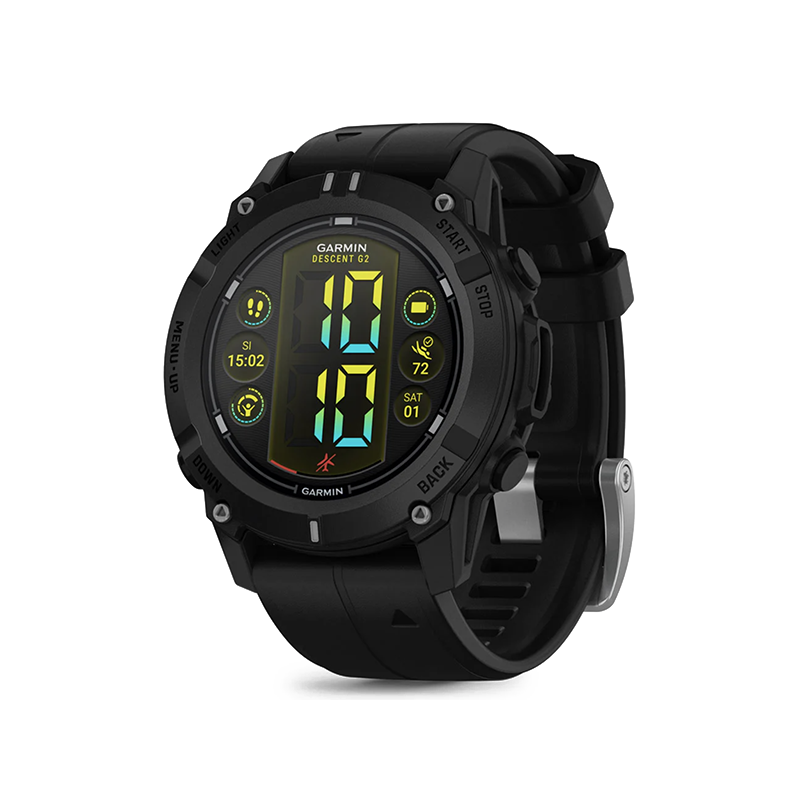 Garmin Descent™ G2 Czarny z paskiem w kolorze czarnym