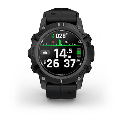 Garmin Descent™ G2  Czarny z paskiem w kolorze czarnym