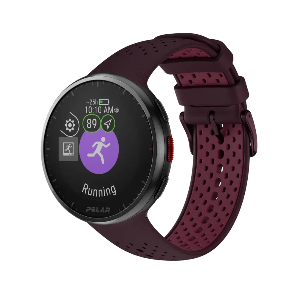 Polar Pacer PRO kasztanowy (bordowy) S-L smartwatch