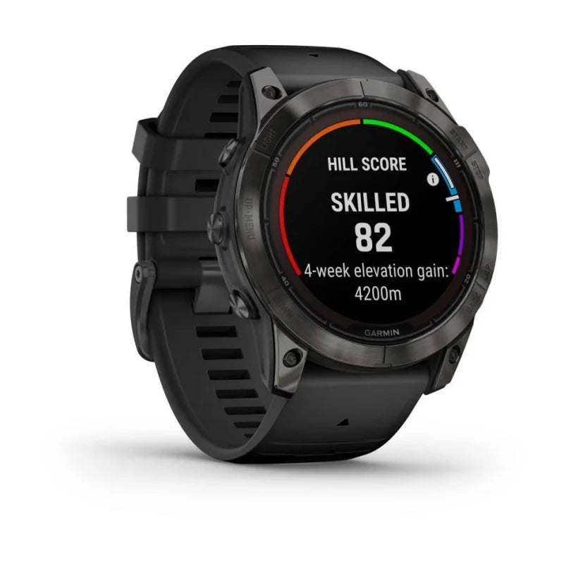 Garmin Fenix 7X Pro Sapphire Solar zegarek sportowy z wytrzymałą baterią - czarny
