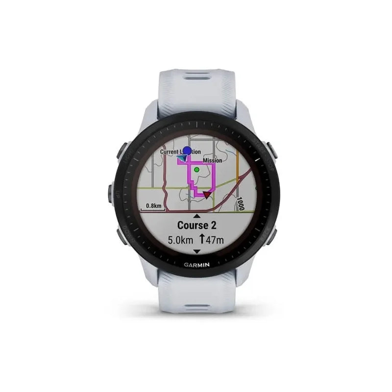 Garmin Forerunner® 955 Solar  Mleczny kwarc