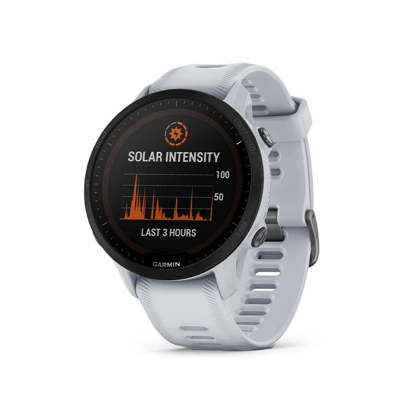Garmin Forerunner® 955 Solar  Mleczny kwarc