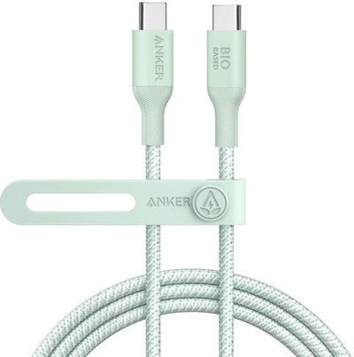 Anker Kabel 544 Bio-Nylonowy, USB-C do USB-C, 1.8m, Zielony