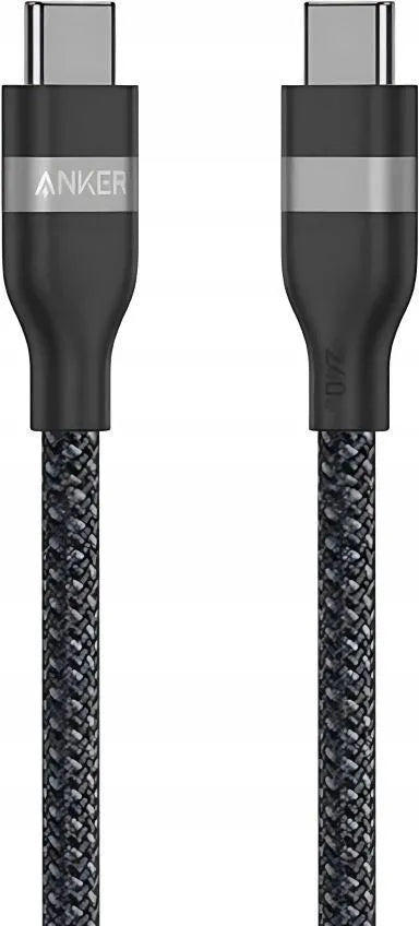 Anker Kabel z Oplotem z Recyklingu, USB-C do USB-C, 240W, 1.8m, Czarny
