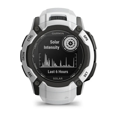 Smartwatch sportowy Garmin Instinct 2X Solar mleczny kwarc