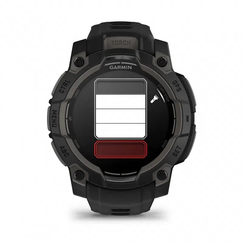 Garmin Instinct 3 – 45 mm, AMOLED Czarny z czarnym paskiem