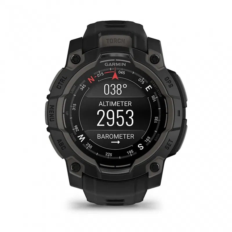Garmin Instinct 3 – 45 mm, AMOLED Czarny z czarnym paskiem