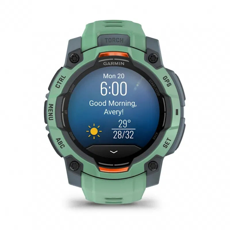 Garmin Instinct 3 – 45 mm, AMOLED  Neotropic z paskiem w kolorze Neotropic