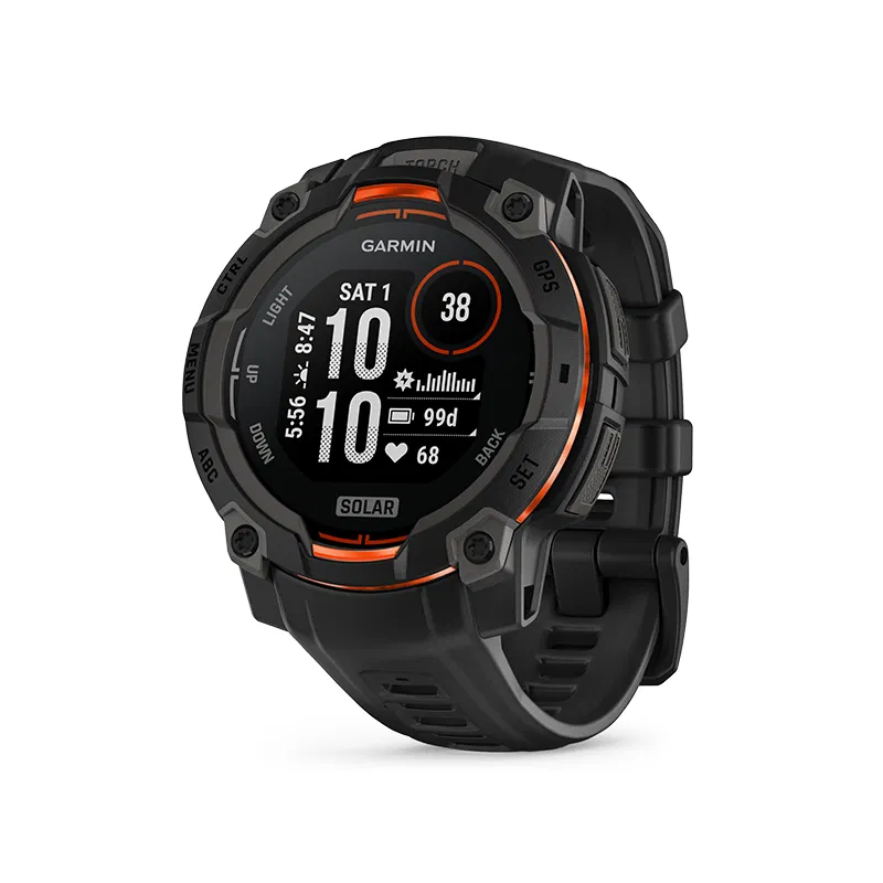 Garmin Instinct 3 – 45 mm, Solar Czarny