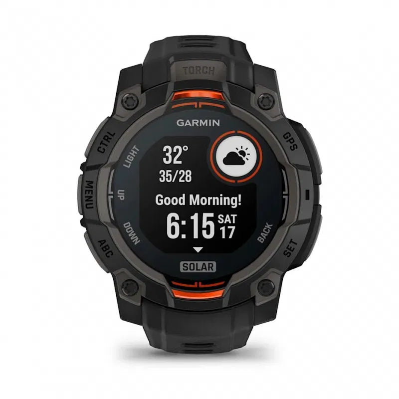 Garmin Instinct 3 – 45 mm, Solar Czarny