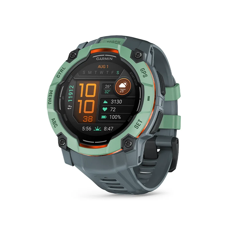 Garmin Instinct 3 – 50 mm, AMOLED Neotropic z paskiem w kolorze Twilight