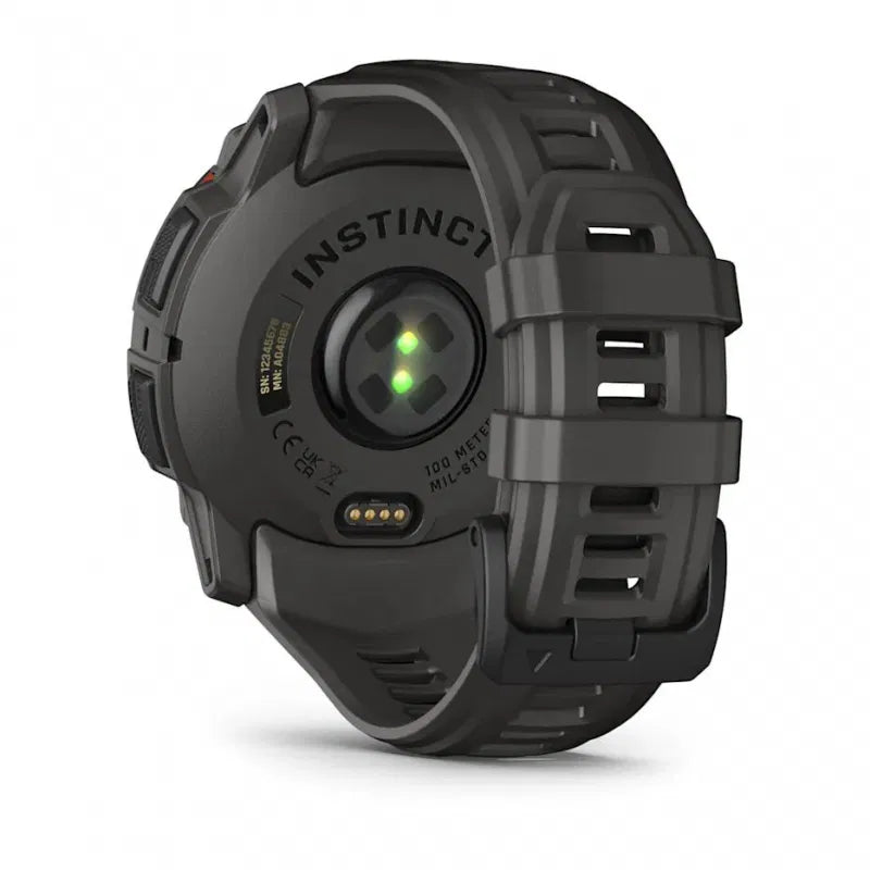 Garmin Instinct 3 – 50 mm, Solar  Czarny z paskiem w kolorze Charcoal