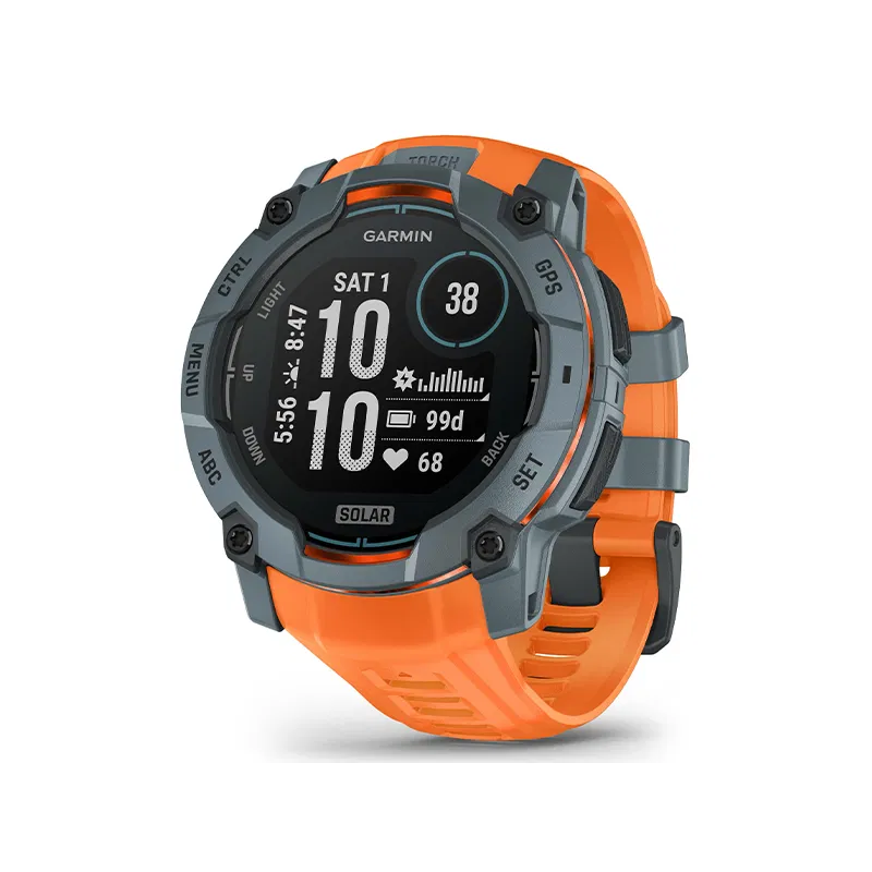 Garmin Instinct 3 – 50 mm, Solar Twilight z paskiem w kolorze Solstice