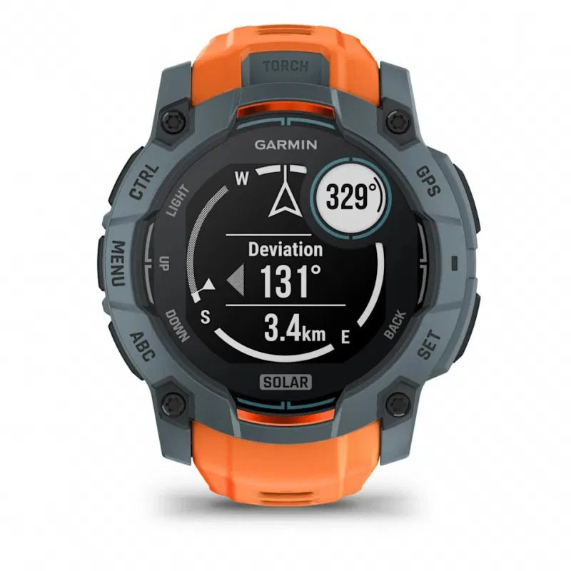 Garmin Instinct 3 – 50 mm, Solar Twilight z paskiem w kolorze Solstice