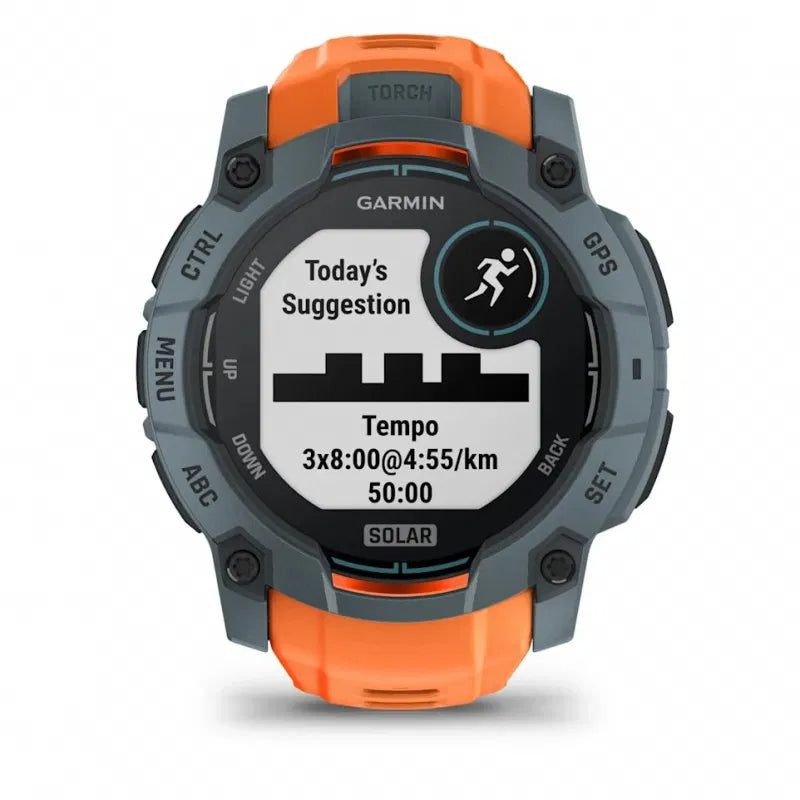 Garmin Instinct 3 – 50 mm, Solar Twilight z paskiem w kolorze Solstice