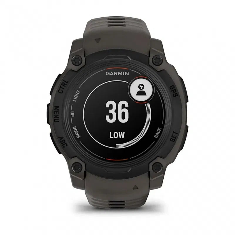 Garmin Instinct E – 40 mm Czarny z paskiem w kolorze Charcoal