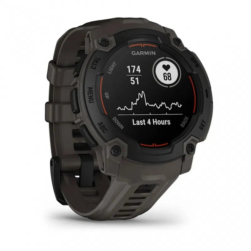 Garmin Instinct E – 45 mm Czarny z paskiem w kolorze Charcoal