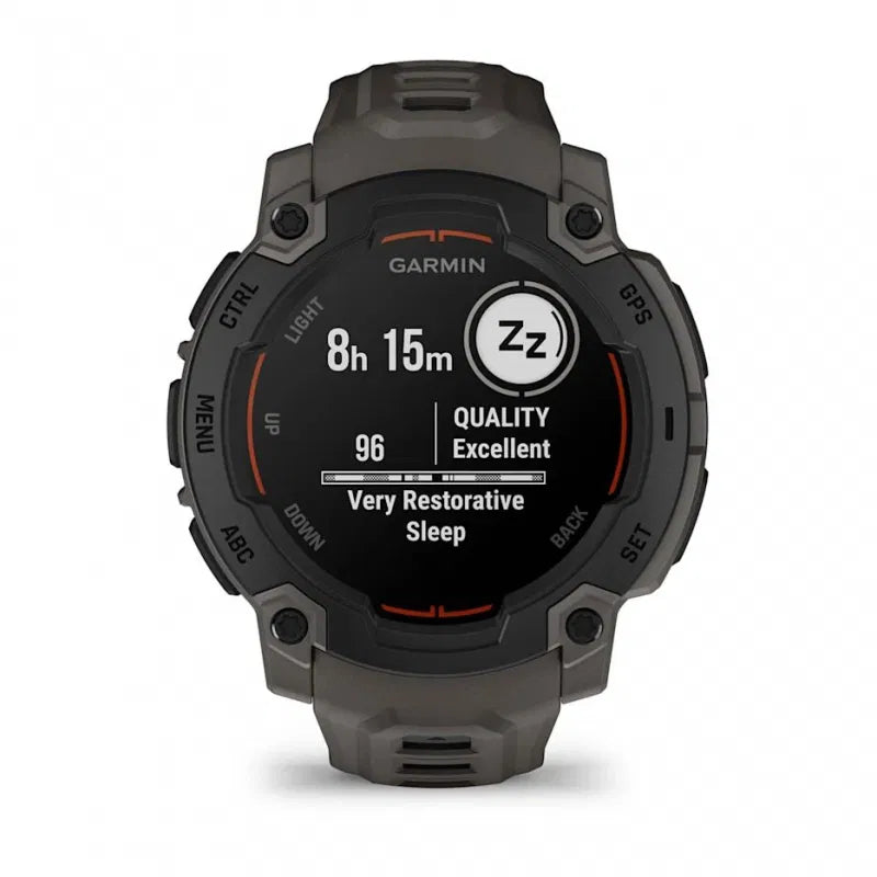 Garmin Instinct E – 45 mm Czarny z paskiem w kolorze Charcoal