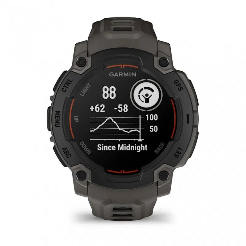 Garmin Instinct E – 45 mm Czarny z paskiem w kolorze Charcoal