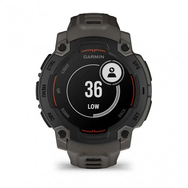 Garmin Instinct E – 45 mm Czarny z paskiem w kolorze Charcoal