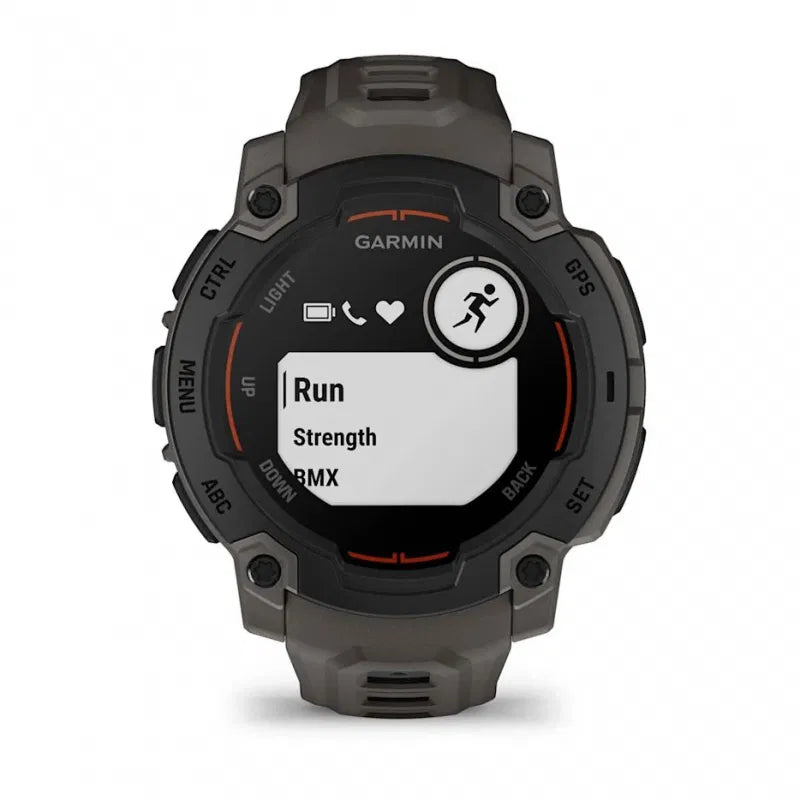 Garmin Instinct E – 45 mm Czarny z paskiem w kolorze Charcoal
