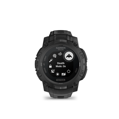 Garmin Instinct 3 – 45 mm, Solar, Tactical Edition Czarny z paskiem w kolorze czarnym