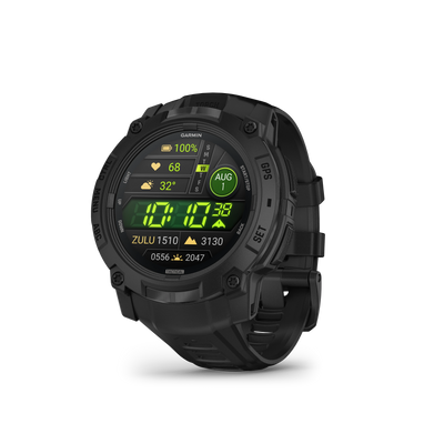 Garmin Instinct 3 – 50 mm, AMOLED, Tactical Edition Czarny z paskiem w kolorze czarnym