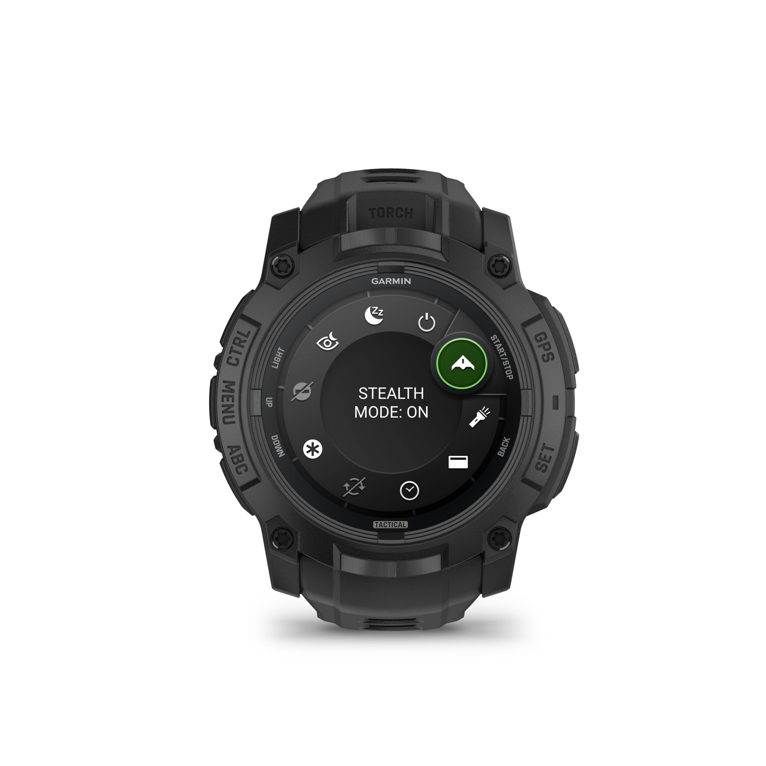 Garmin Instinct 3 – 50 mm, AMOLED, Tactical Edition Czarny z paskiem w kolorze czarnym