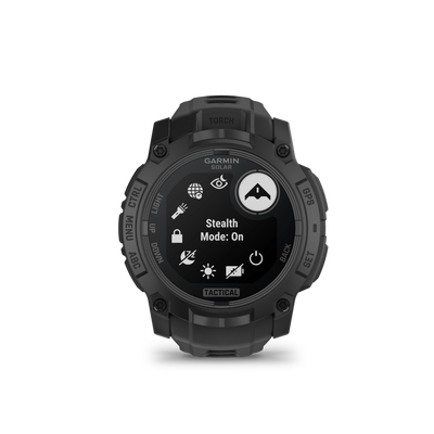 Garmin Instinct 3 – 50 mm, Solar, Tactical Edition Czarny z paskiem w kolorze czarnym