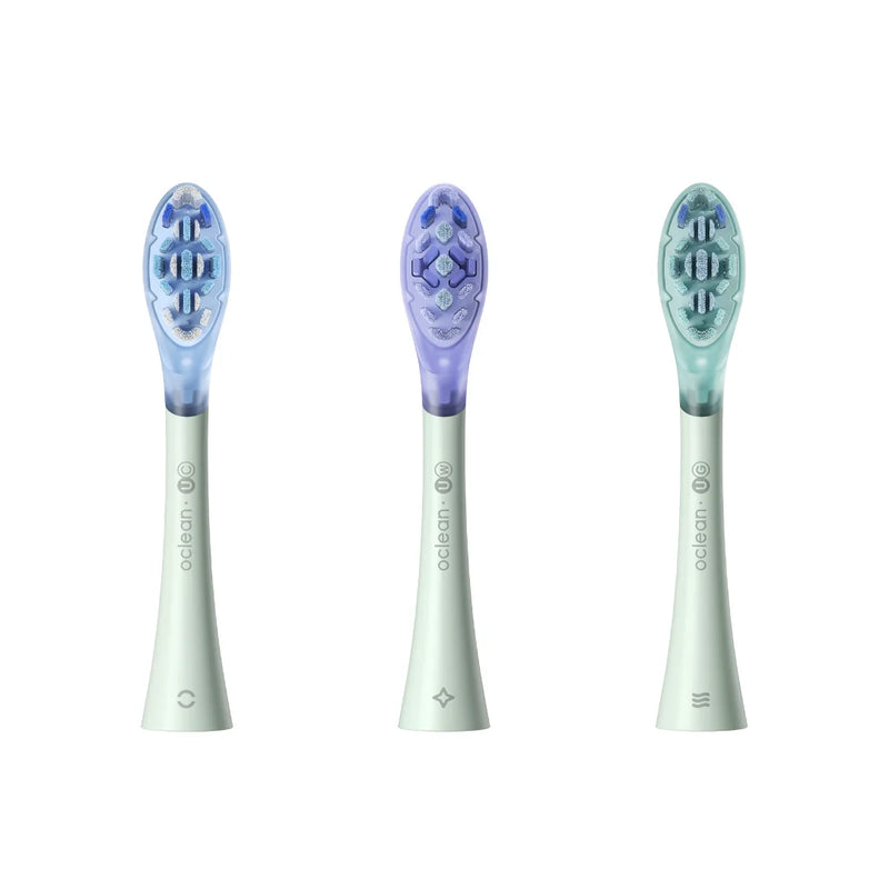 Zestaw Szczoteczka soniczna Oclean X Ultra z etui, 3 końcówkami i uchwytem - miętowa