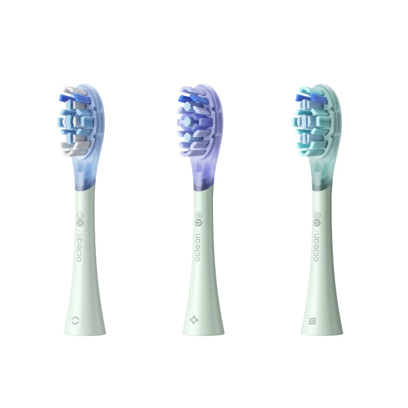 Zestaw Szczoteczka soniczna Oclean X Ultra z etui, 3 końcówkami i uchwytem - miętowa