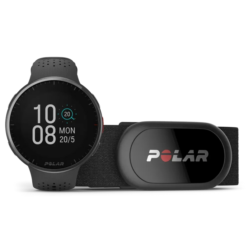 Polar Pacer PRO szaro-czarny S-L smartwatch z nadajnikiem HR H10