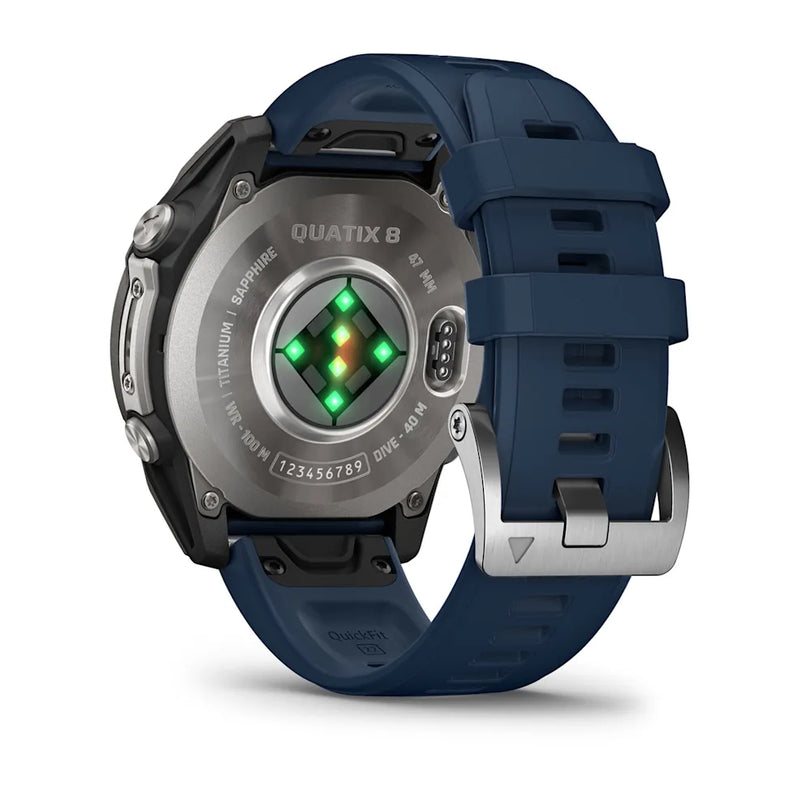 Garmin Smartwatch Quatix 8 47 mm AMOLED niebieski
