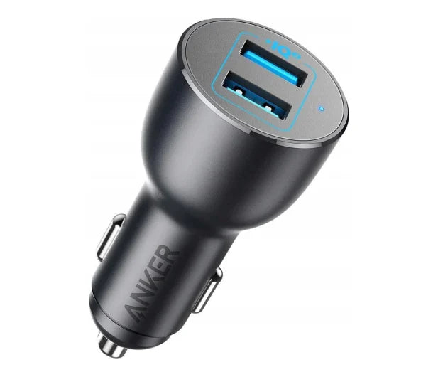 Anker Ładowarka samochodowa PowerDrive III 2-Port 36W Czarna