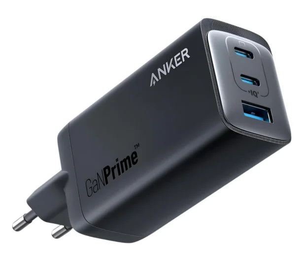 Anker Ładowarka 737 GaNPrime, 120W, 3 Porty, Czarna