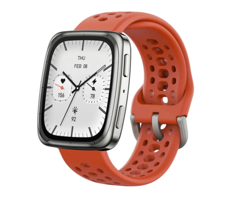 Amazfit Smartwatch Active 2 Square Skórzany Pasek NFC Czarny