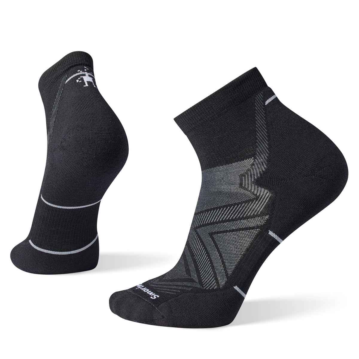Smartwool Run Targeted Cushion Ankle – skarpety do biegania unisex, rozmiar L, Black