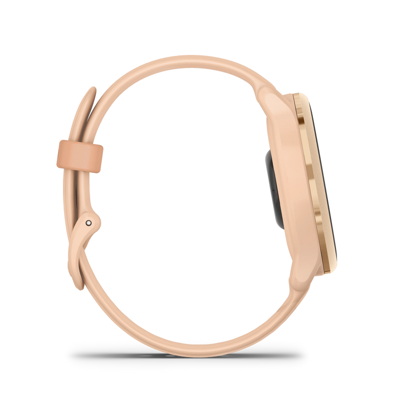 Garmin Vivoactive 6 Metallic Pink dawn z paskiem w kolorze Pink dawn