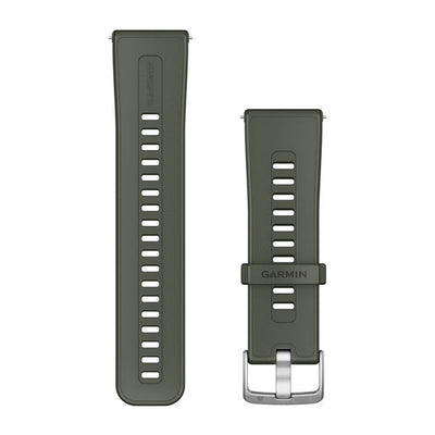 Garmin Silikonowy Pasek z mechanizmem szybkiego odłączania 24 mm, Moss