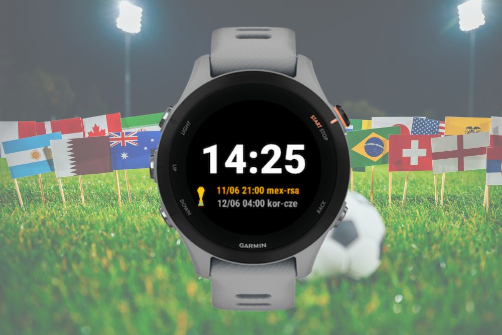 Darmowa tarcza Garmin do śledzenia wyników Mistrzostw Świata 2026 - jak zainstalować WC2026 Live Pro?