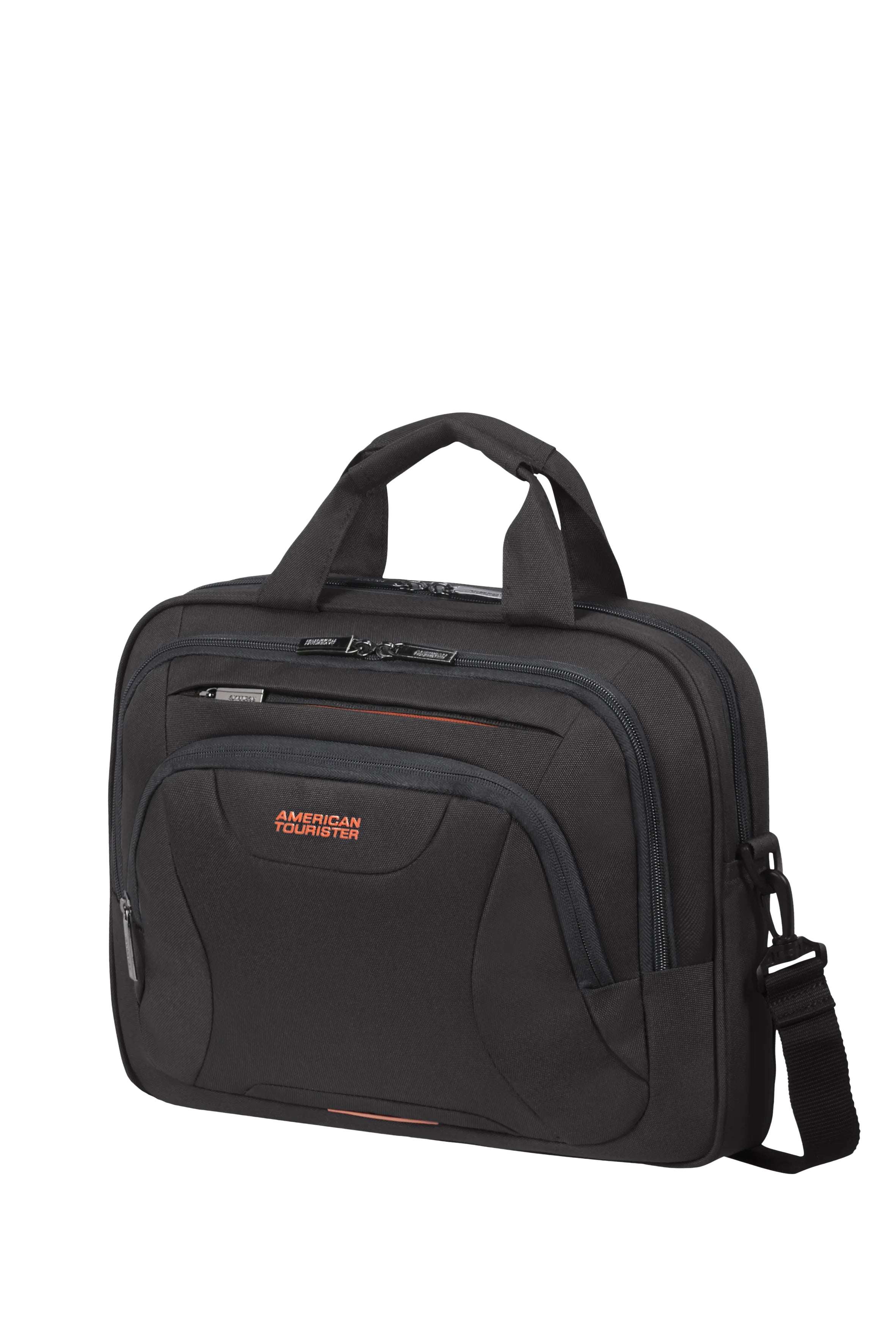 American Tourister torba do laptopa 13,3'' -14,1" At Work Czarny/Pomarańczowy