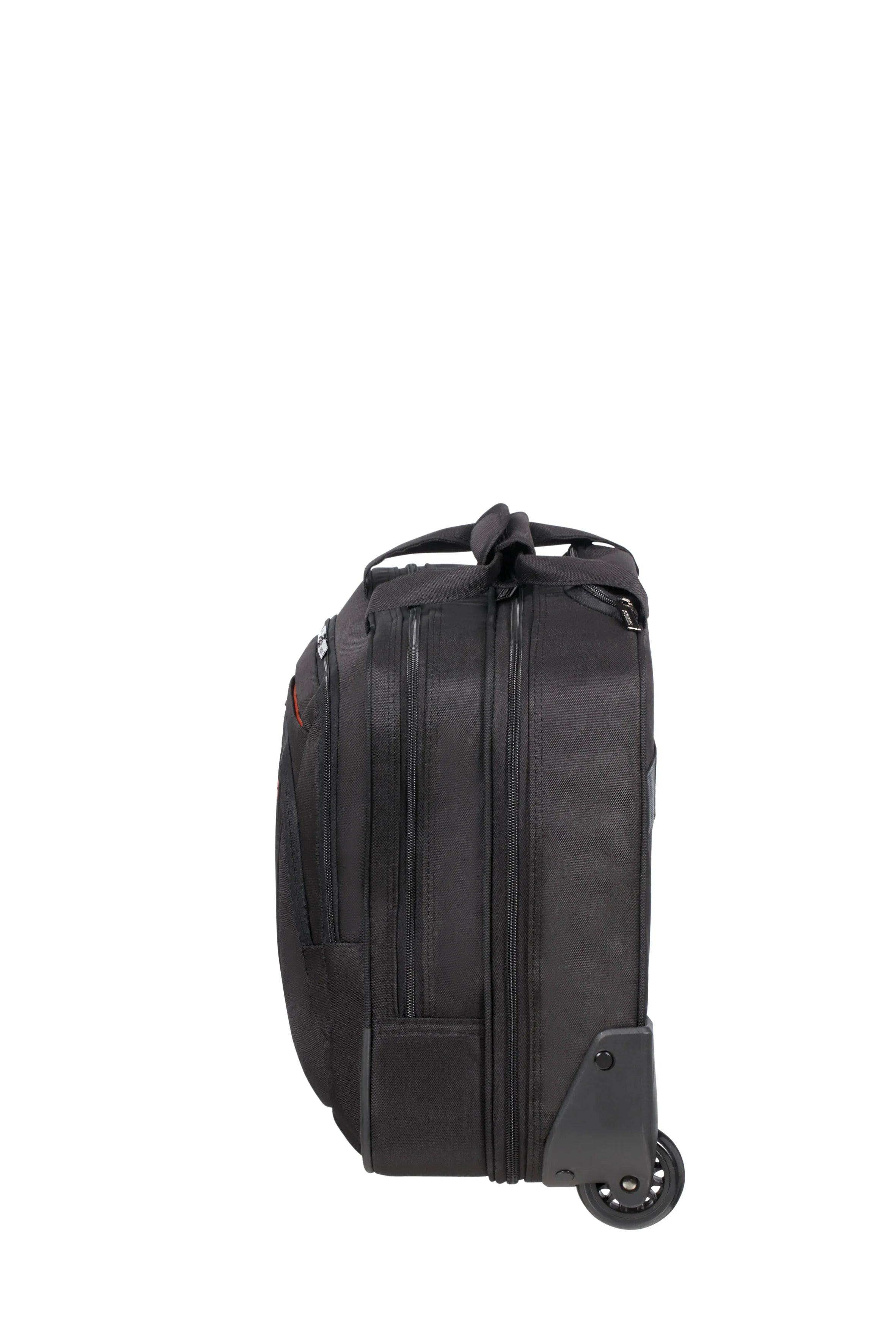 American Tourister torba do laptopa 15.6" At Work Rolling Tote Czarny/Pomarańczowy