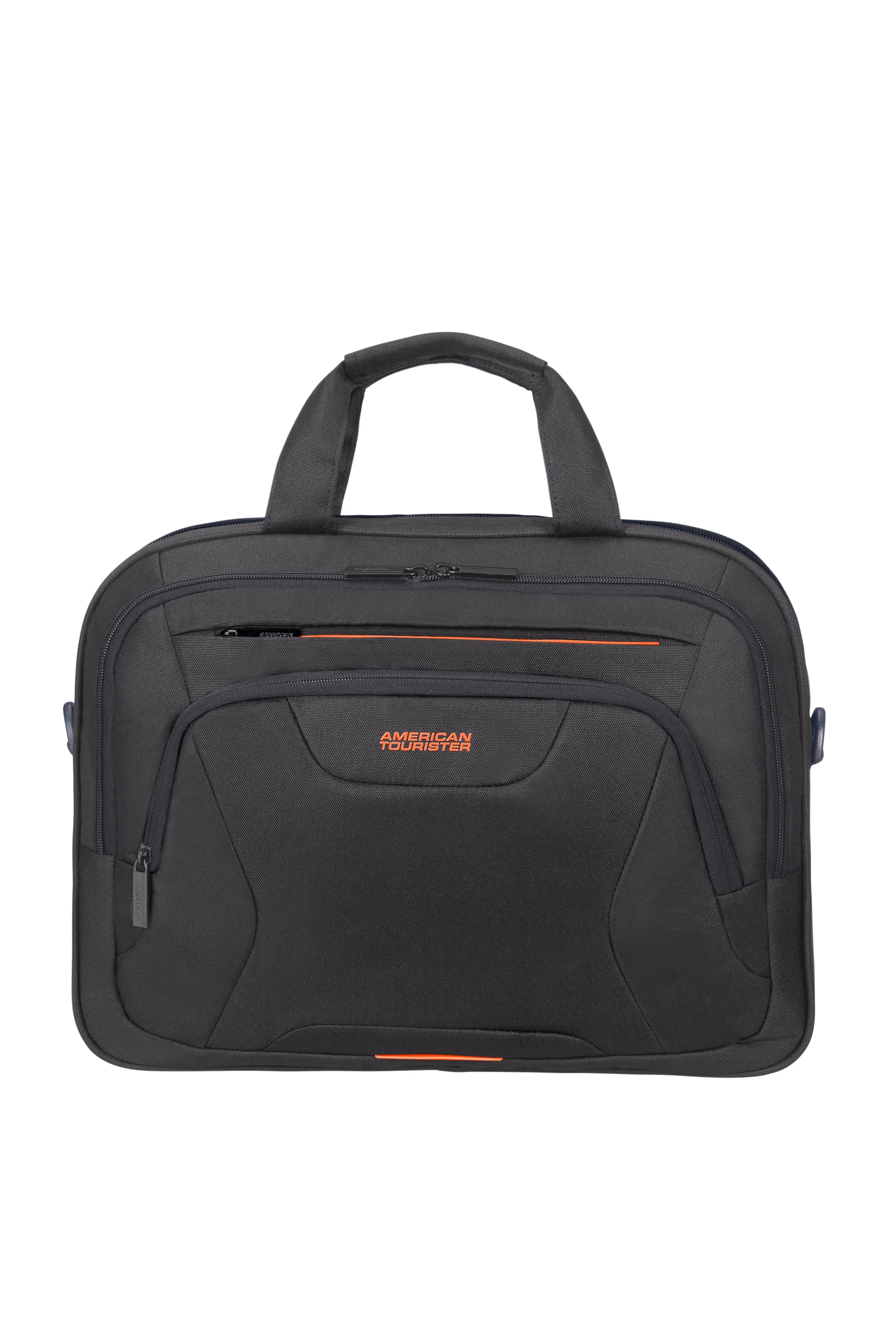 American Tourister torba do laptopa 15.6" At Work Czarny/Pomarańczowy