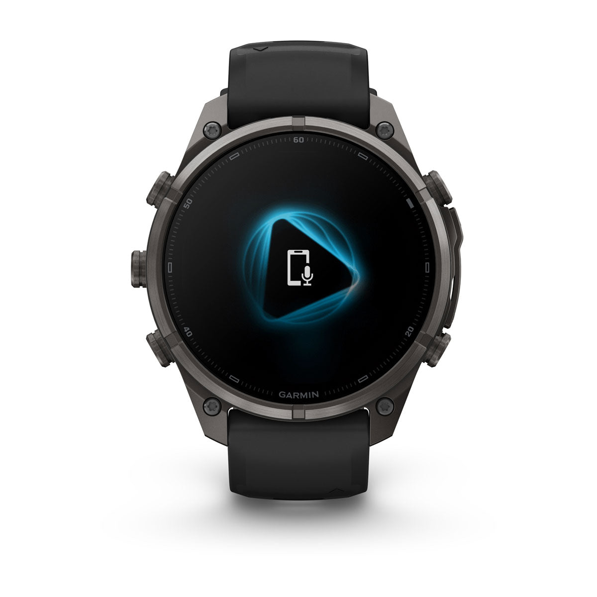 Garmin fēnix® 9 Pro – smartwatch, 47 mm, Tytanowy w kolorze Carbon Gray z powłoką (DLC) z silikonowym paskiem w kolorze Black / Pebble Gray