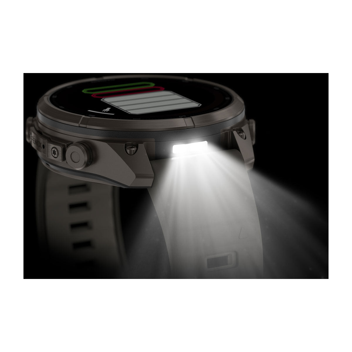 Garmin fēnix 9 Pro Solar– inReach®, 47 mm, Tytanowy z silikonowym paskiem w kolorze Pebble Gray (Kopia)