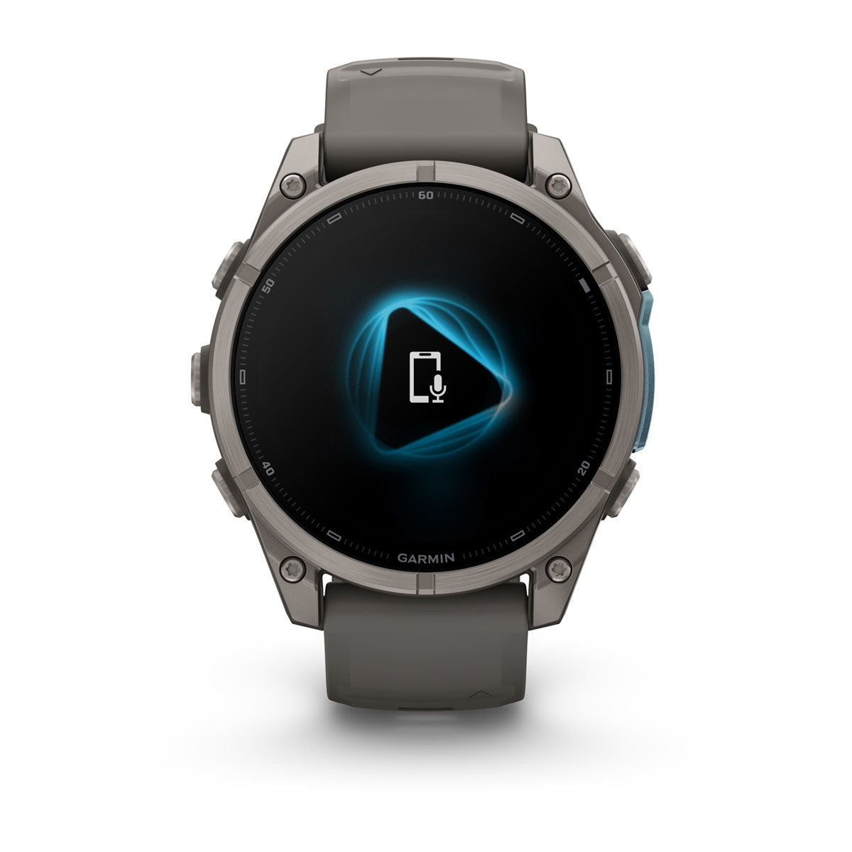 Garmin fēnix 9 – smartwatch, 51 mm, Tytanowy z silikonowym paskiem w kolorze Pebble Gray