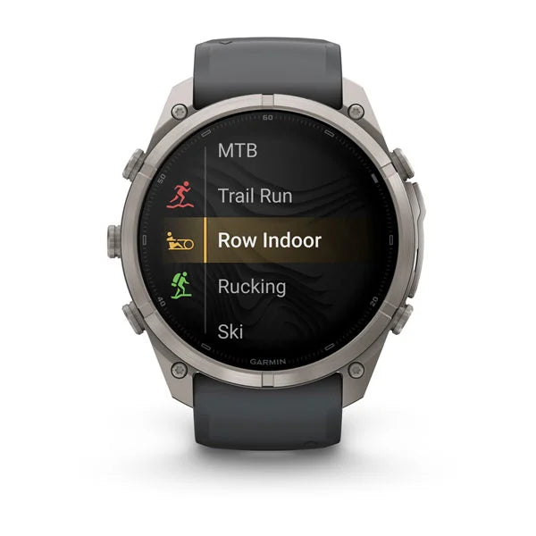 Garmin fēnix® 9 Pro – inReach®, 51 mm, Tytanowy z silikonowym paskiem w kolorze Graphite / Black