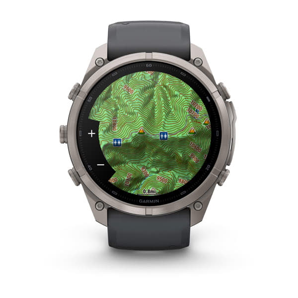 Garmin fēnix 9 Pro – smartwatch, 51 mm, Tytanowy z silikonowym paskiem w kolorze Graphite / Black