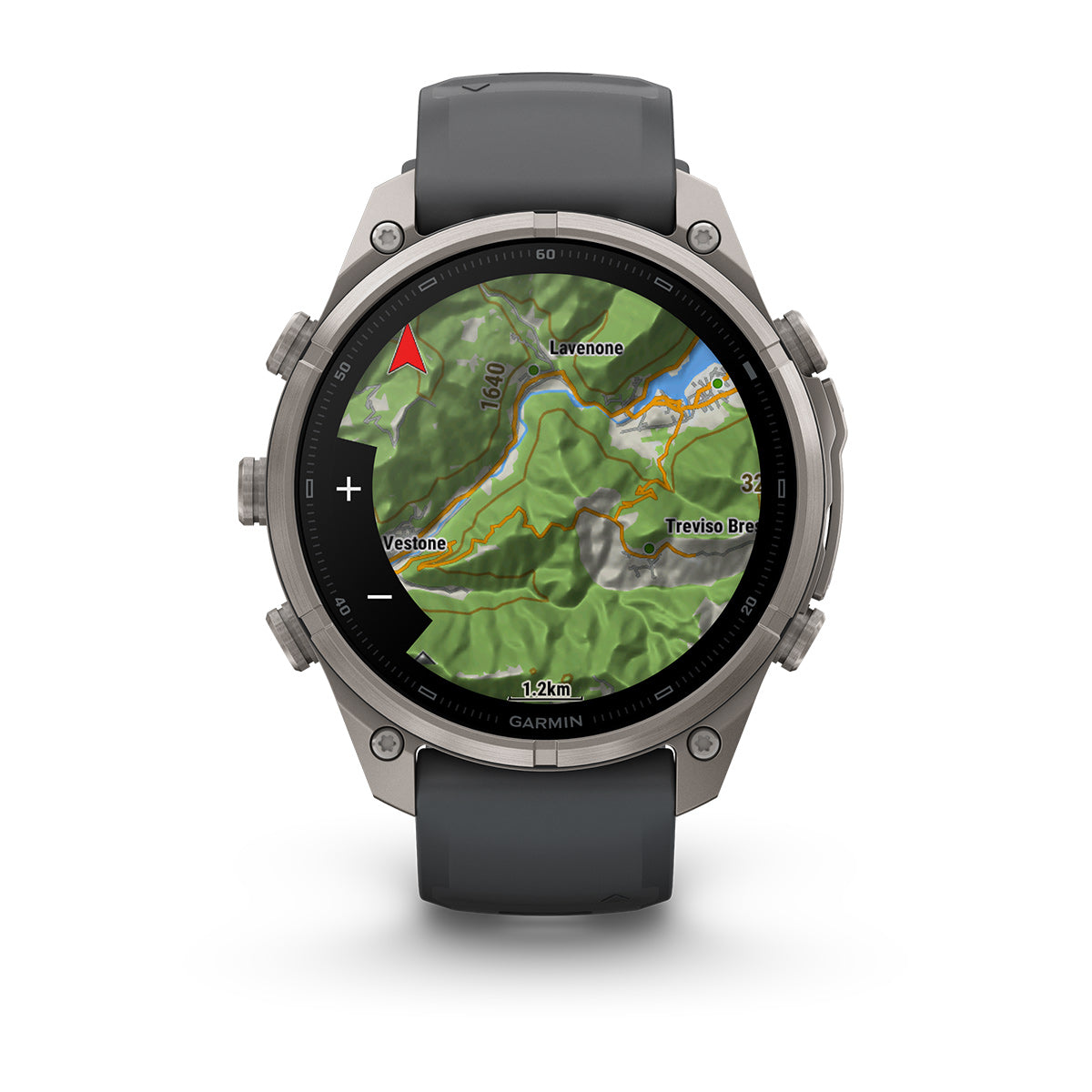 Garmin fēnix® 9 Pro – smartwatch, 47 mm, Tytanowy z silikonowym paskiem w kolorze Graphite / Black