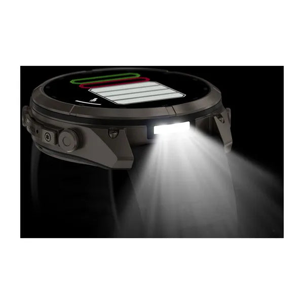 Garmin fēnix 9 Pro – smartwatch, 51 mm, Tytanowy z silikonowym paskiem w kolorze Graphite / Black